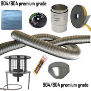 7 mtr 6 inch 904/904 flexible flue liner kit