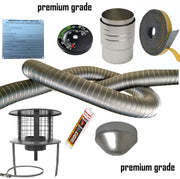 14 mtr 6 inch 316 flexible flue liner kit