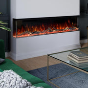 100 Slimline Arada Ellere 100r Built In Media Wall Electric Fire 1-2-3 Sided