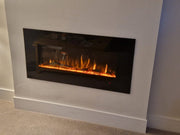 1070 Super Slimline Built Or Wall Mounted In Media Wall Electric Fire