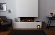 870 British Fires New Forest Built In Media Wall Electric Fire 1-2-3 Sided