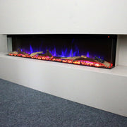 Ezee Glow 60'' Celestial Built-In Media Wall Electric Fire