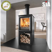 Ecosy+ Hampton 5 Double Sided TALL - Defra Approved - Eco Design Approved - Wood Burning Stove