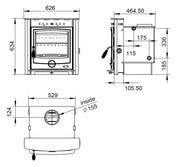 Henley Achill Insert Boiler Stove Eco Deisgn 17.5kw