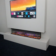 Ezee Glow 60'' Celestial Built-In Media Wall Electric Fire