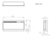 920 Slimline Charlton & Jenrick iRange i920e 1-2-3 Media Wall Electric Fire