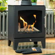 Leo V Pure Bio Stove + Ceramic Logs Kit