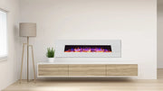 EZEEGLOW GRAND ZARA ELECTRIC FIRE WHITE