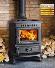 Olymberyl Aidan Eco Design Multi Fuel Boiler Stove Traditional 18kw